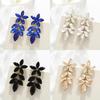 Elegant Alloy Drop Earrings With Irregular Shapes For Birthday And Event Wear