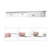 SONGMICS Floating Wall Shelf with 3 Drawers, Hallway Storage Shelf, 80 x 15 x 10 cm, Living Room, Bedroom, Kitchen, High Gloss Paint, White