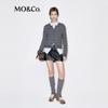 MO&Co. Women's British Style H-Line PU Short Skirt