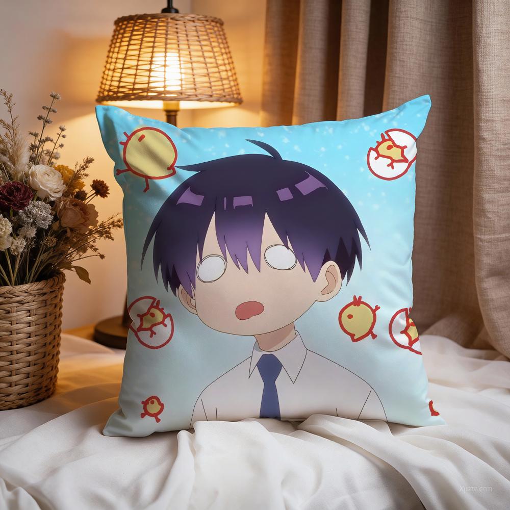 sShikimoris Not Just aCuties Cushion Cover Premium Comfort Reversible Pillow Cove -Two In One Design for Any Room & Car Interior