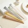 High Temperature Resistant Alloy Chopsticks High-end Cartoon Tableware New Household Antibacterial Anti Slip Anti Mold Chopstick