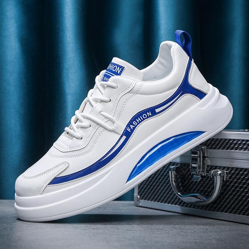 Men's shoes new spring men's shoes platform-soled versatile sports board shoes men's casual leather shoes