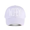 Vintage WIFEY Baseball Cap Baseball Cap Fashion Unisex Sunhat Womens Outdoor Sports Snapback Cap