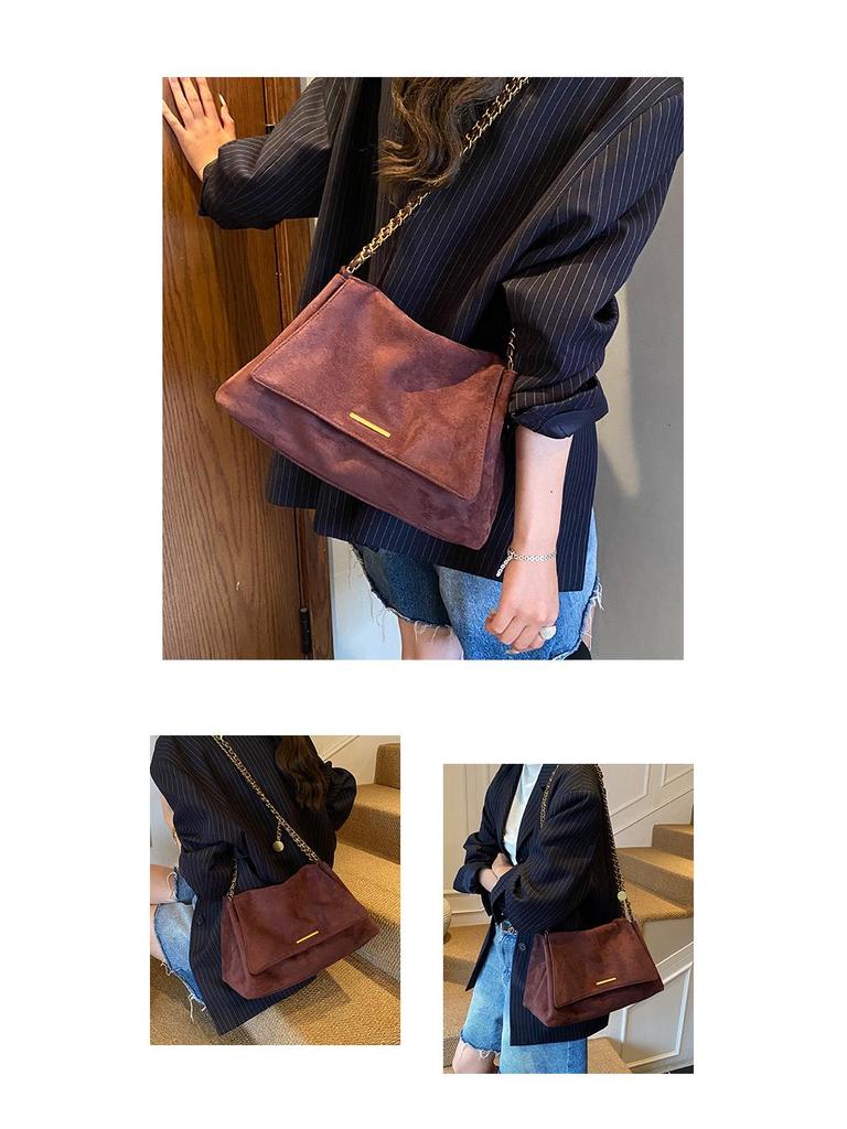 Damska torba na ramię typu tote z łańcuszkiem, duża pojemność, w stylu retro, na rok 2025, marki Melaude