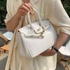 Elegante Handtasche mit Krokodilmuster für Damen Stilvolle Vielseitige Kelly Tote Bag in Schwarz Khaki Gelb Rosa Und Weiß