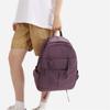 Men Solid Color Backpack Women's Large Capacity Lightweight Backpack Student Travel Bag