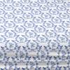 1Pc Blue And White Magpie Pattern Brushed Fitted Sheet, Printed Bed Cover For Bedroom, Bedding (Excluding Pillowcases)