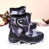 Children's Winter Classic Fashion with Velvet Warm Wolf Claw High Top Outdoor Cotton Boots Snow Boots