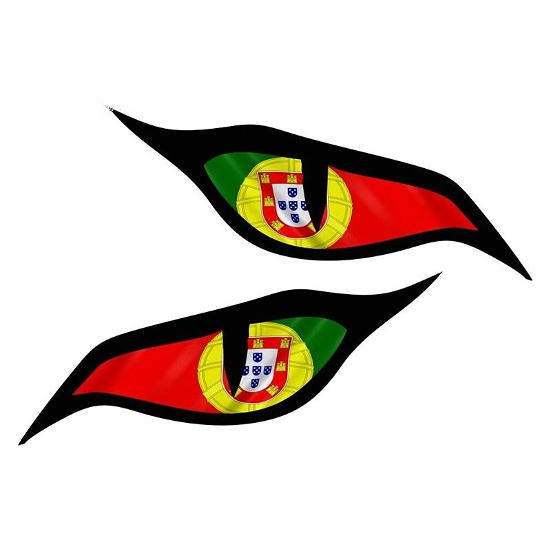 Car Stickers for Evil Yellow Eyes RV Motorcycle Occlusion Scratch Waterproof Windshield VAN Anime Decal STICKER Products