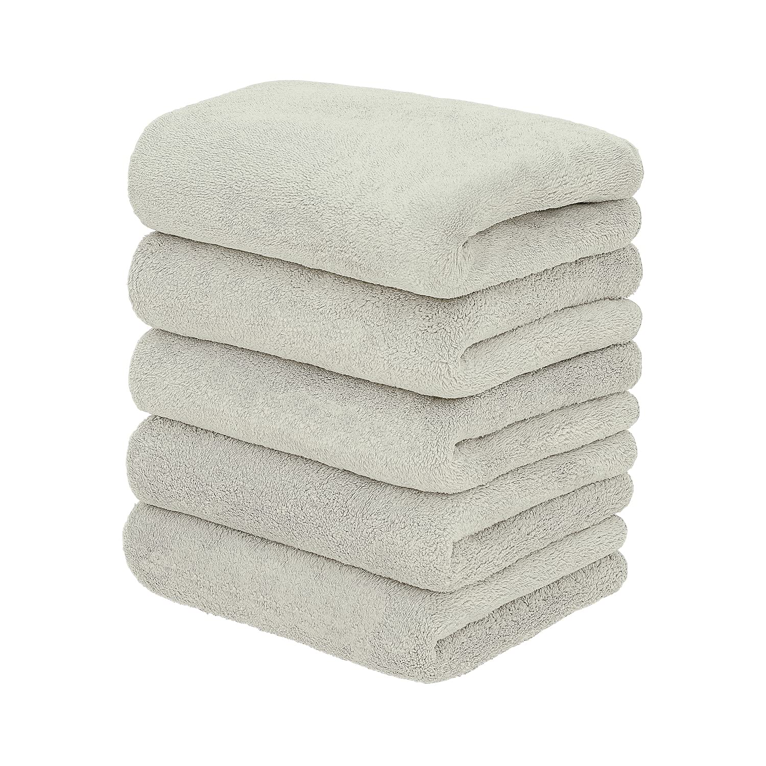 

Reck Geki Ochi-kun Microfiber Face Towel 5 Pieces (Gray) Soft texture ultra-fine fibers / High absorbency Quick drying even when wet