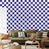 Checkerboard Wallpaper Blue and White, Blue Background 50x1000