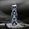 Vintage Punk Totenkopf Halskette für Männer Frauen 316L Edelstahl Halsketten Herrenkette Mode Männlicher Kuss Schmuck OSDZ201