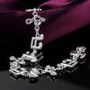 Adjustable Silver Bangle Aesthetic Eight Note Hand Chain Beautiful Music Note Bracelet  Girl