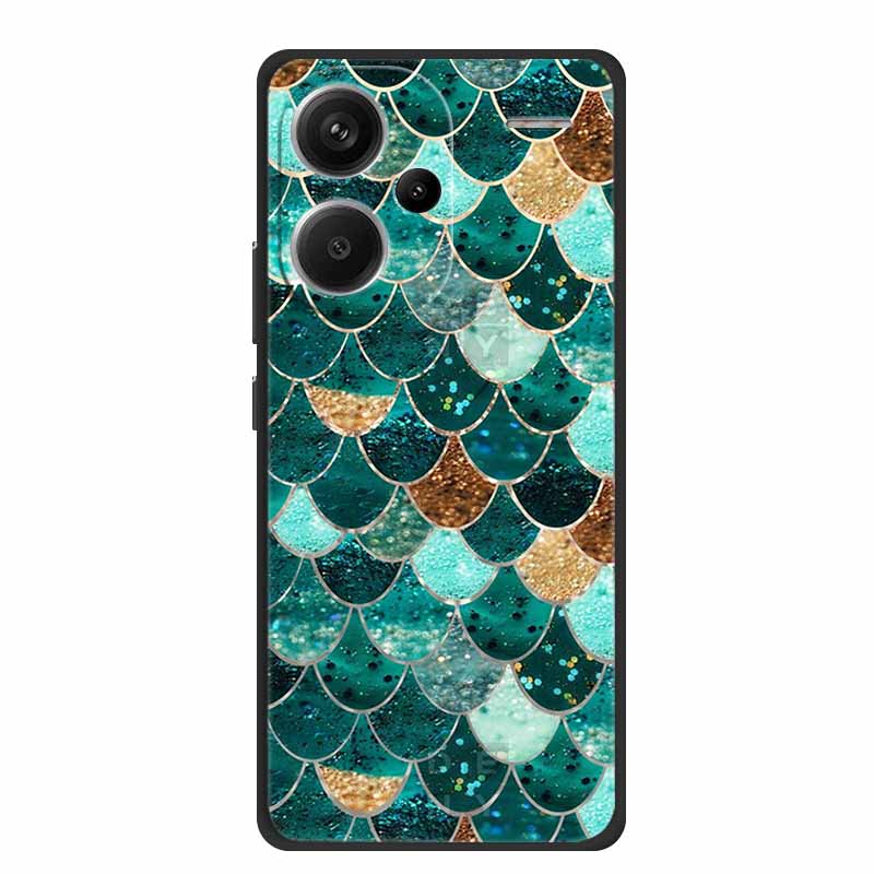 For Redmi Note 13 Pro Phone Case Back Cover for Xiaomi Redmi Note13 Pro Plus Pro+ Note 13 Pro 5G Fashion Colorful Marble Soft