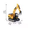 Non-Toxic Desktop Mini Rc Excavator 1/64 Rc Car Remote Control Truck Engineering Vehicle Toy Trucks Children Toys Children Kid Christmas Gifts