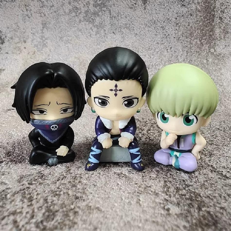 9CM Hunter Version Anime Action Figure Chrollo Lucilfer/Kurapika Figurine Collection Decoration Model Toys Dolls Q PVC X Poseable Articulated Scale