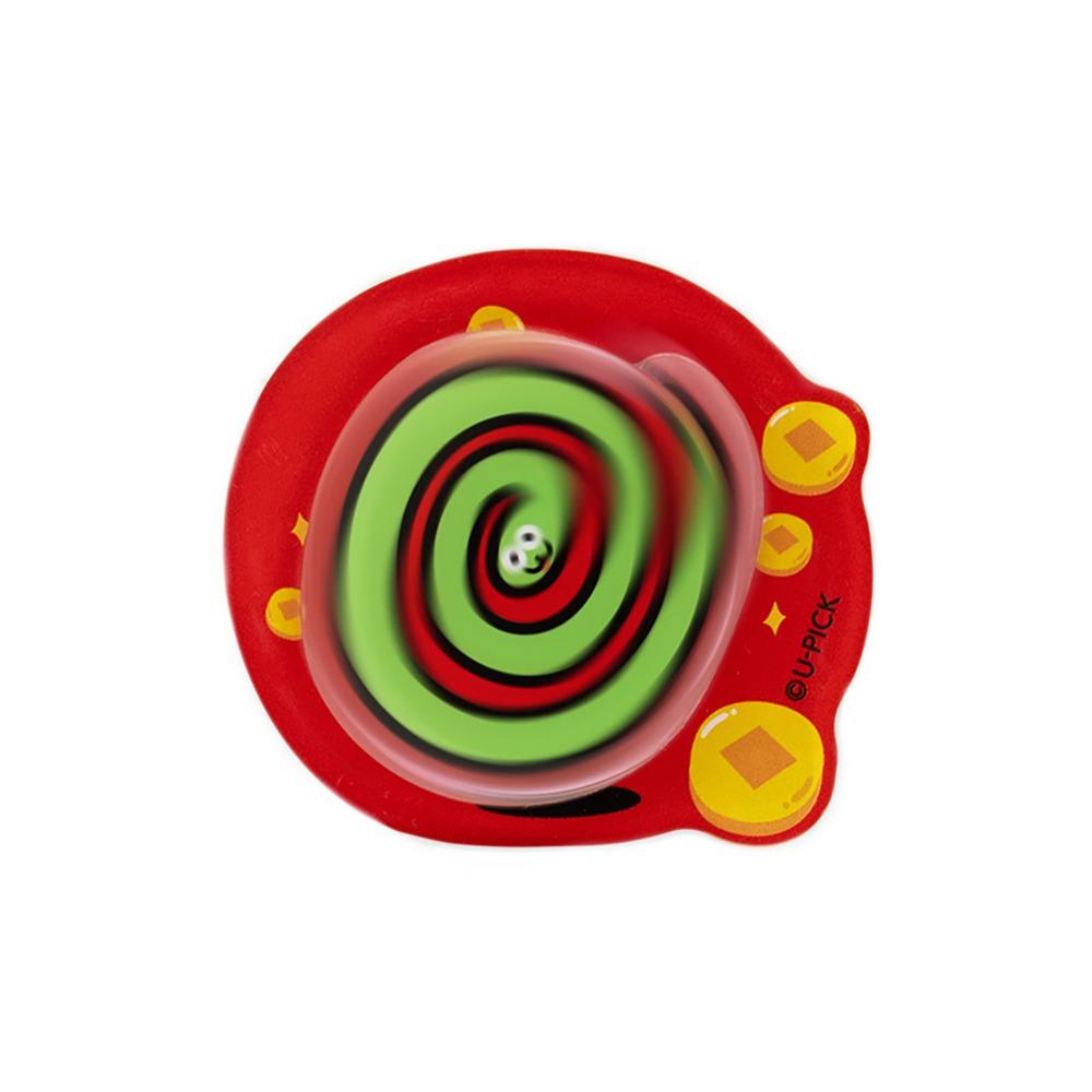 

The God of Wealth Rotatable Fridge Magnet Snake Refrigerator Magnet Holiday Festival Decor Style 3