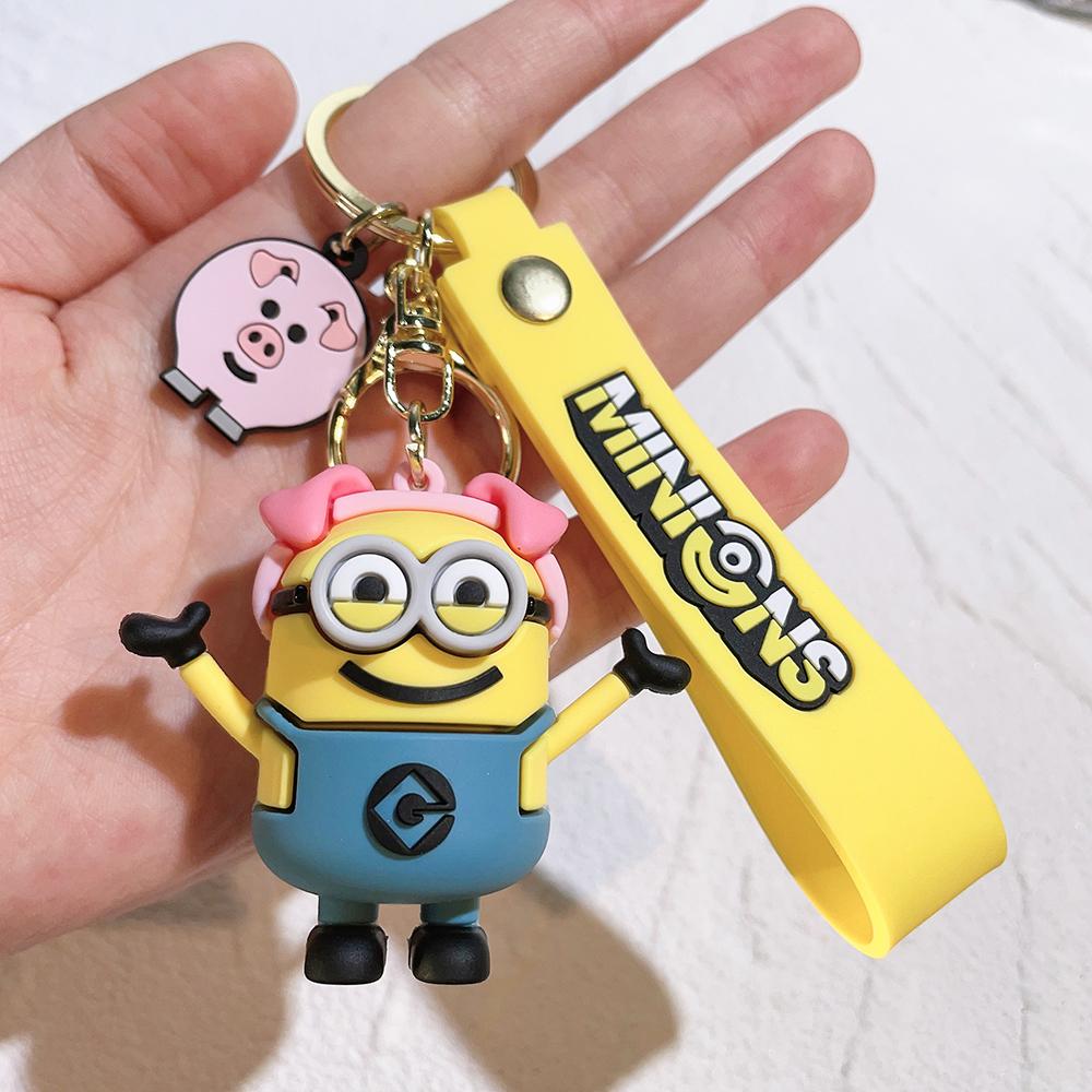 

Kawai Zodiac Series Minions Figurines Toys Keychain 3D Despicable Minions Action Figures Classic Toys Xmas Gifts for Children