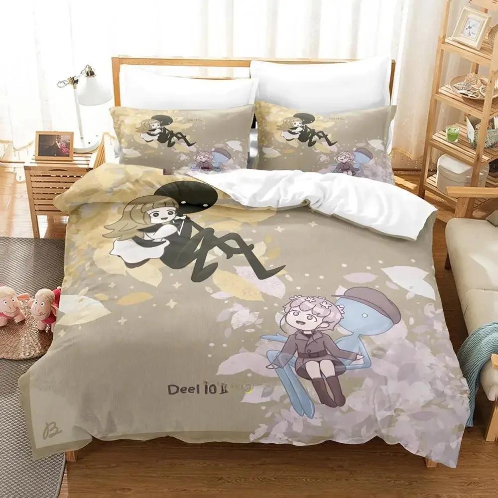 

Comforter Game Deemo Ii Bedding Set Single Twin Full Queen King Size Bed Set Adult Kid Bedroom S 3D Anime Bed Comforter (quilt)-EU Single(135*200cm)3pcs