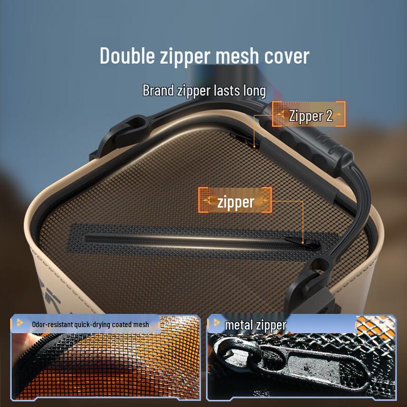 Brangdy Foldable Fishing Bucket