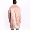 Men's Mid-Length Faux Fur Coat with Faux Fox Fur Collar - 2020 Autumn/Winter Casual Fashion.