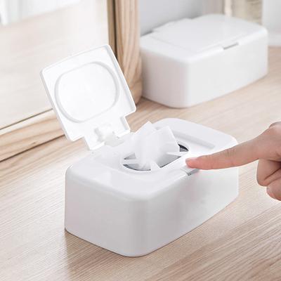 Boîte de rangement pour lingettes sèches et humides, distributeur de serviettes en papier, boîte de rangement pour lingettes pour bébé, porte-mouchoirs