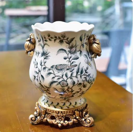 

Ваза Украшение Керамическое Растение Цветок Большая Вместимость Гостиная Цветочная Композиция РетроЕвропейскоеСтиль Обеденный Стол Цветочное Устройство