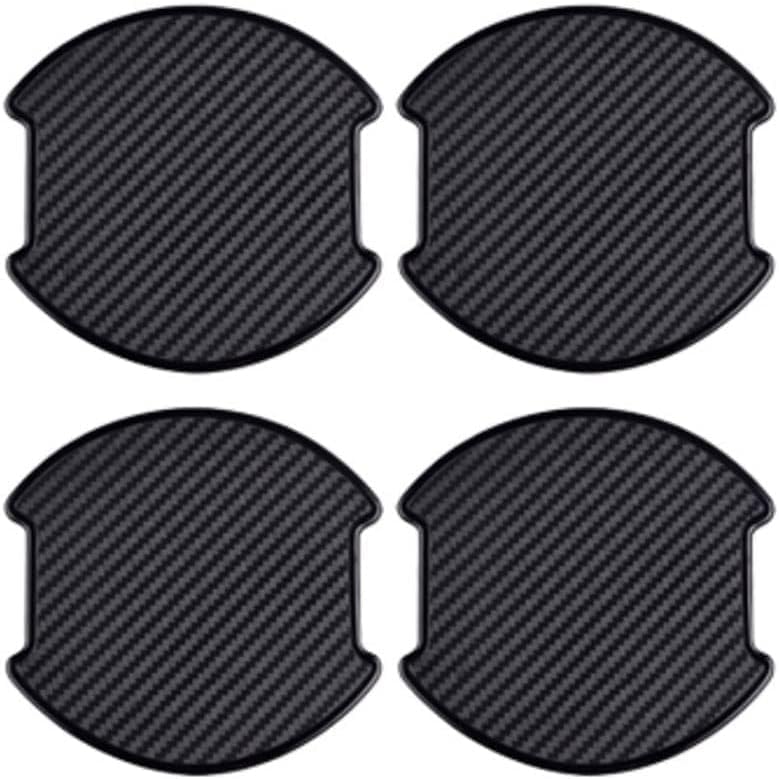 

Door Handle Protectors for Toyota Leyland and Door Handle Protector Door Scratch Protection Scratch Protection Protective Door Handle Set of 4 RAV4, чёрный