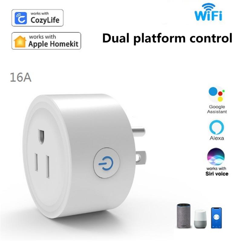 Corui Wifi Smart Socket Us Cozylife Homekit 10a 16a Timing With Power Monitor Alexa Google Home Voice Control Smart Plug