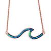 wih women's wave necklace exquisite necklace simple personality necklace