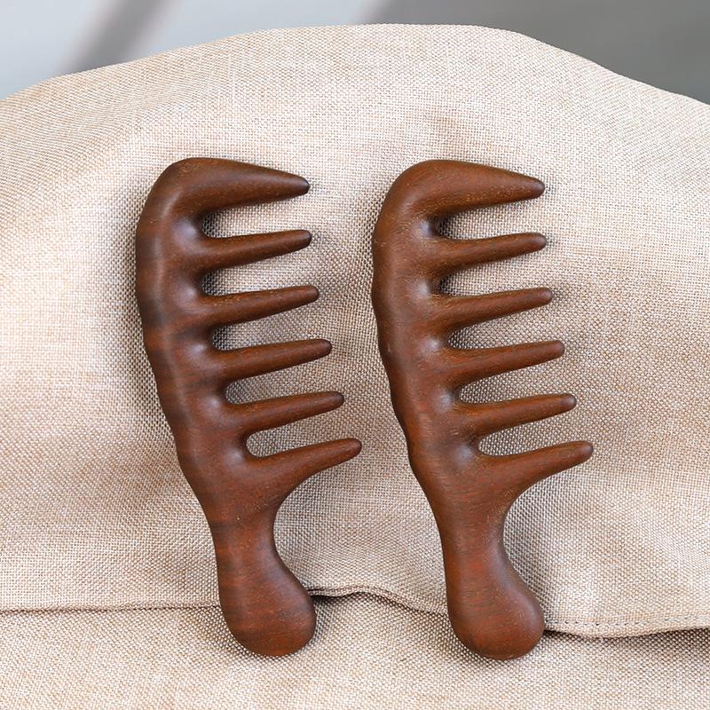 

Golden Sandalwood Wide-Tooth Head Massage Comb