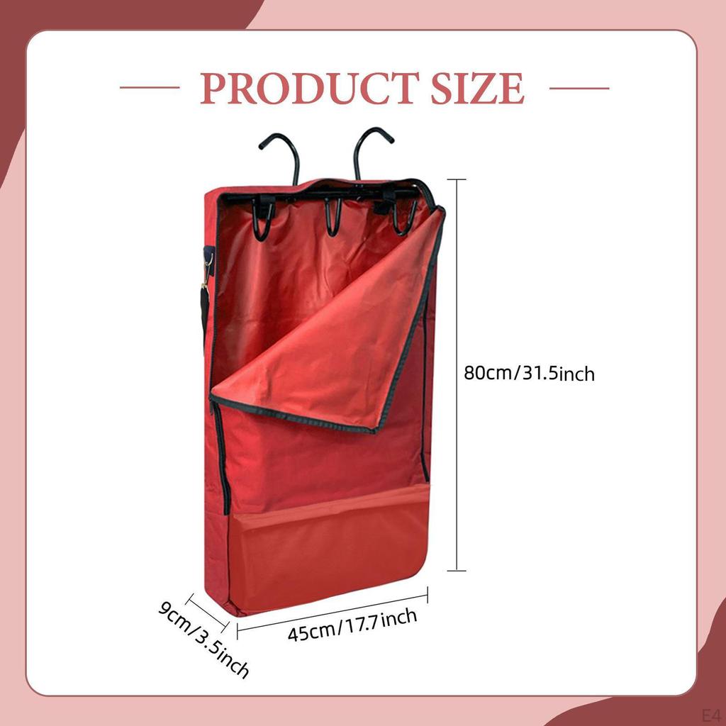 Bridle Bag for Horses Portable Scratch Resistant Stall Doors Leading Rope Trailer Gift Storage Tote
