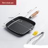 Zhi Shi 24cm Gusseisen Gestreifte Bratpfanne Set