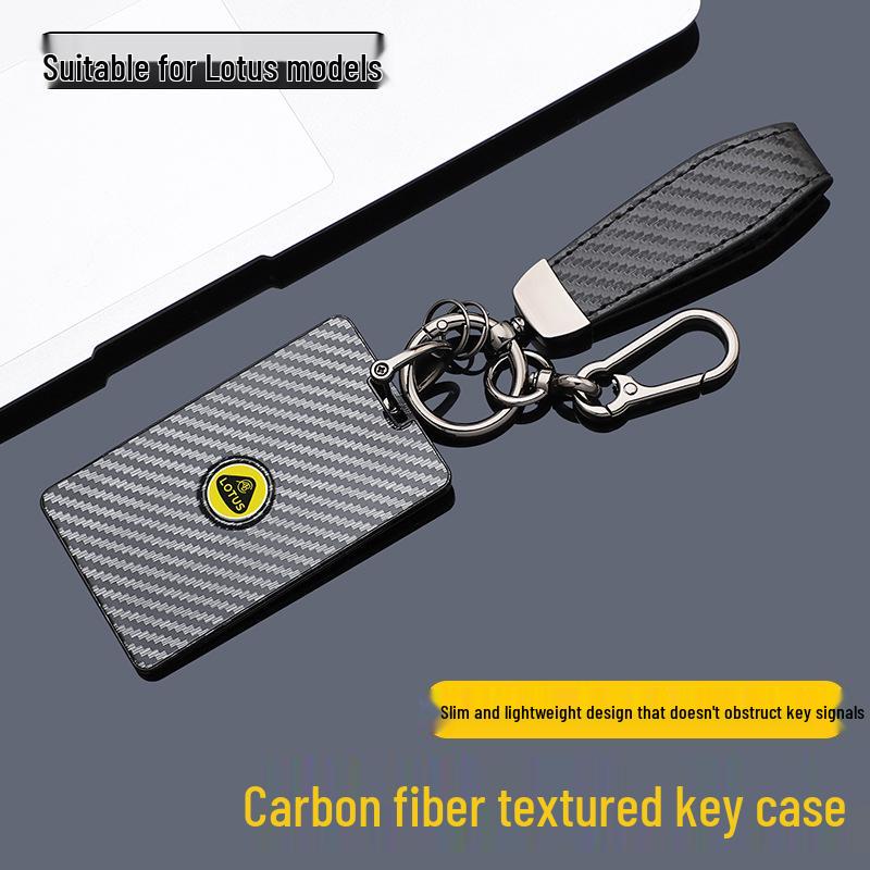 Lotus ELETRE/EMEYA Blumiger NFC-Kartenhalter Kohlefaser Autoschlüssel-Etui