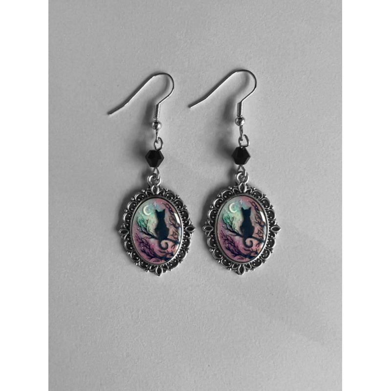 Original Retro Gothic Victorian Style Earrings