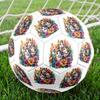 Kittens Amidst Colorful Blooms Floral Collage Size 5 Soccer Ball Machinestitched Indooroutdoor Training And Matches Unique Gift For Soccer Lovers
