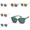Square Kids Style Frame Polarized Sunglasses Summer Outdoor Sun Uv Protection