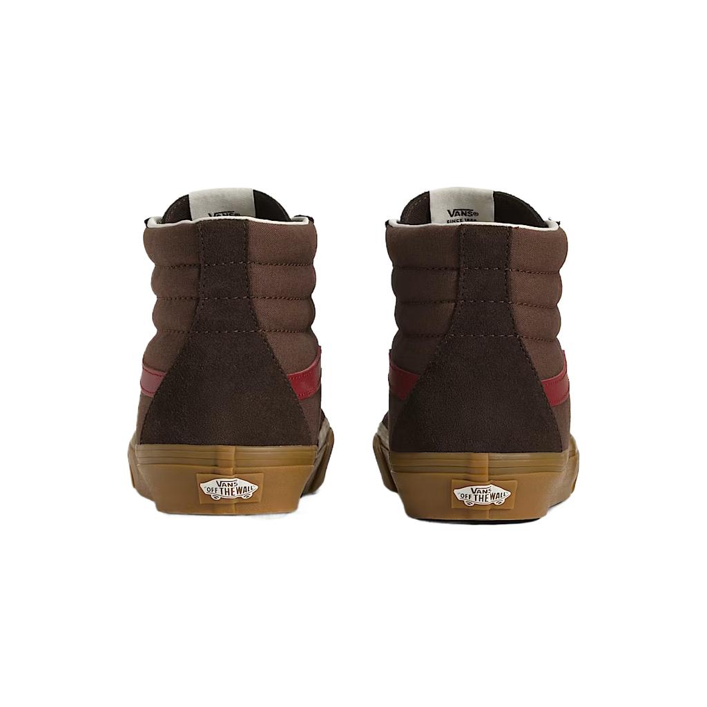 Vans Sk8-Hi Gum Simple Fashionable Intellectual Elegant High-Top Skate Shoes Unisex Skate Shoes VN000BW7BF0