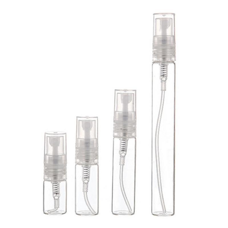 

50PCS 2ml 3ml 5ml 10ml Black Spray Pump Bottle Mist Spray Bottle Travel Refillable Bottle Glass Perfume Bottle With Sprayer 50PCS 2ML чистый