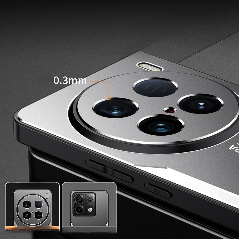 Aluminum Alloy Matte Hard Cover for VIVO X100 Ultra X100S Pro Case Shockproof Bumper for Vivo X100Ultra 5G X100 S X 100 Pro Phone Protection Shell