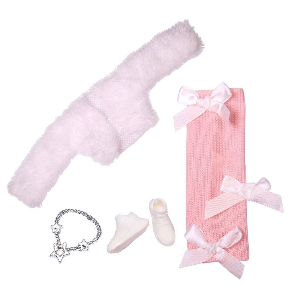 Mode 30cm Puppenkleidung DIY Zubehör Plüschmantel Prinzessin Wintermantel für 1/6 BJD 11,5" Puppen