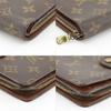 LOUIS VUITTON Porto Papie Zip Bi-Fold Wallet M61207 Brown Monogram canvas Women Used