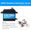 DS3225PRO Coreless Digital Servo Motor 25KG 7.4V | 180° Rotation | Stainless Aluminum Gears | For Robotics, 1/10 Baja Cars, RC Trucks