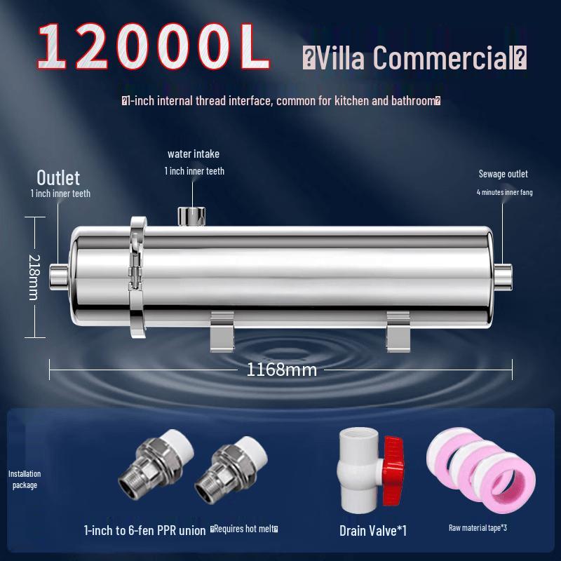 OLOEY Stainless Steel Pre-Filter for Villa & Commercial Use