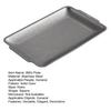 Stainless Steel Serving Plate Large Camping Rectangular Platter with Handles Countertop Decorative Tray