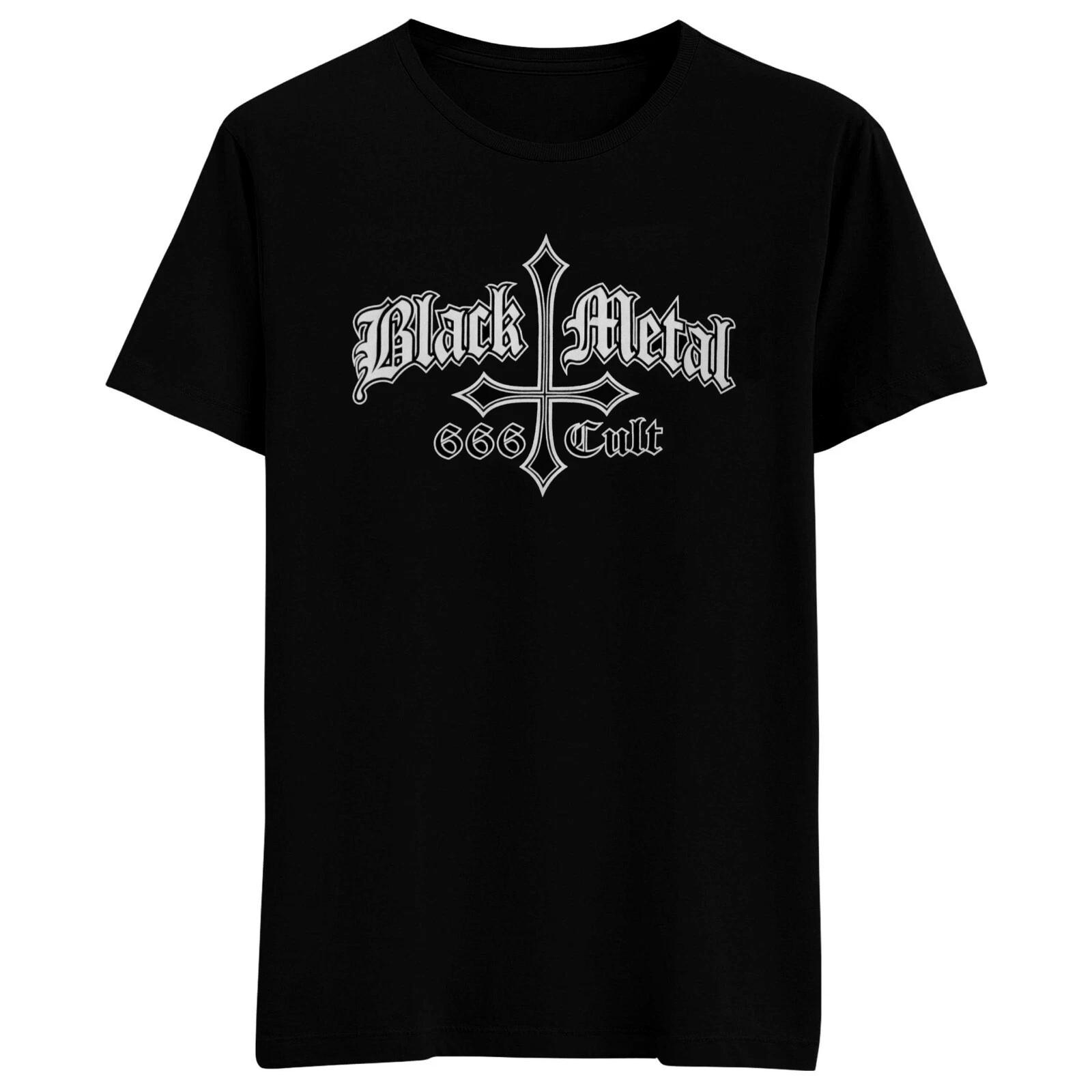 BLACK METAL 666 CULT INVERTED CROSS SHIRT LAST LG new OOP bathory emperor mayhem 3XL
