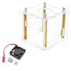 Orange Pi Zero 3 Acrylic Case with Fan & Heatsink - Protective Enclosure