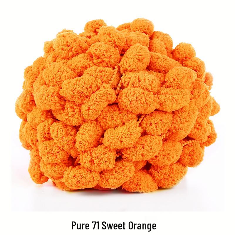 Dickes Woll-Perlgarn für handgestrickte Sofa- und Autositzkissen