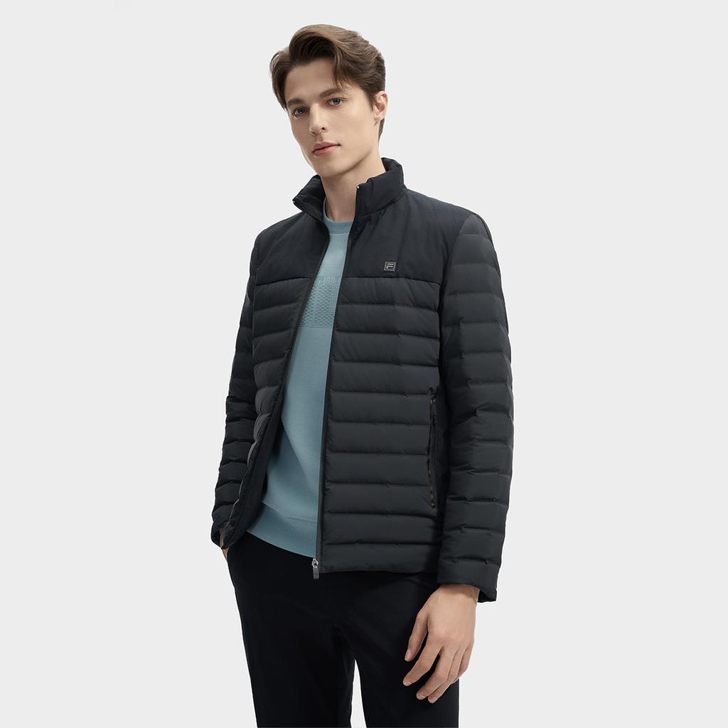 Men's Jacket FILA Down Jacket Men's Jet Black
