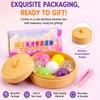 Kreativer Mini Bao Bun Squishy 6 Stück Glücksknödel Quetsch Fidget Sensorisch Anti-Stress-Linderung Partygeschenk Neuheit Scherzgeschenk